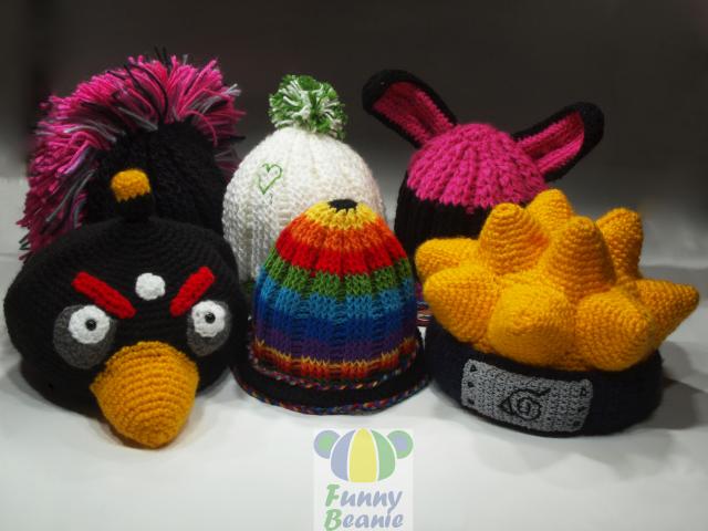 Gorros tejidos de invierno - Funny Beanie en Mar del Plata